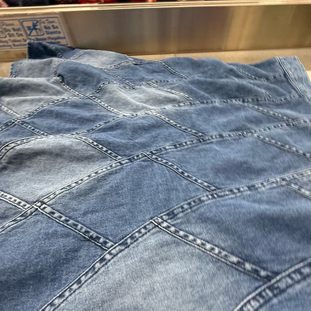 Y2K Studio West Indigo Denim Skirt - Picture 3 of 9